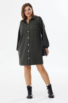 Платье 1026 хаки BegiModa