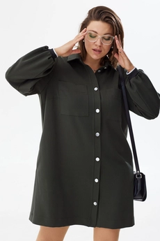 Платье 1026 хаки BegiModa