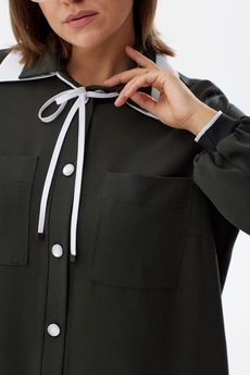 Платье 1026 хаки BegiModa