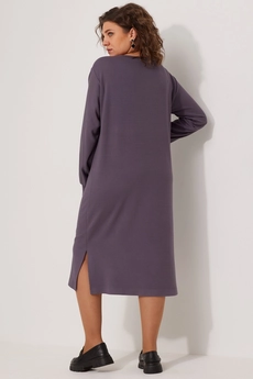 Платье 1043 баклажан BegiModa