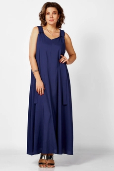 Платье 1053 синий BegiModa