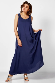 Платье 1053 синий BegiModa