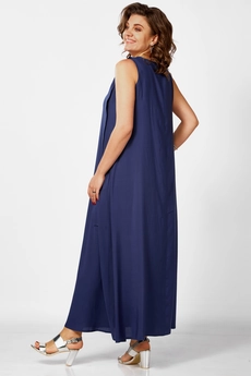 Платье 1053 синий BegiModa