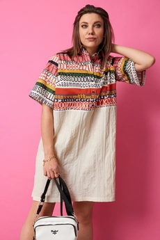 Платье 1054 шампань BegiModa