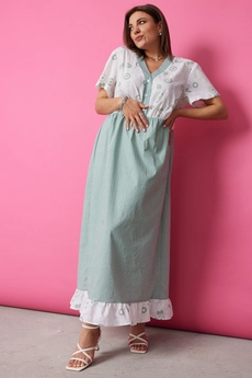 Платье 1055 шалфей BegiModa