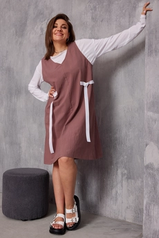 Платье-сарафан 1057 виноград BegiModa