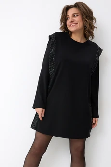 Платье 1063 черный BegiModa