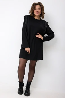 Платье 1063 черный BegiModa