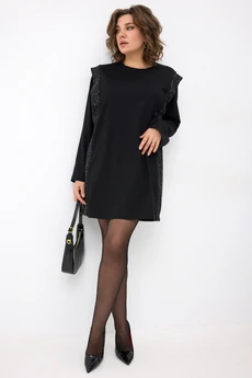 Платье 1063 черный BegiModa