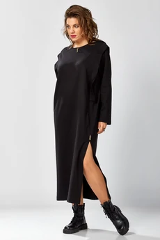 Платье 1064 черный BegiModa