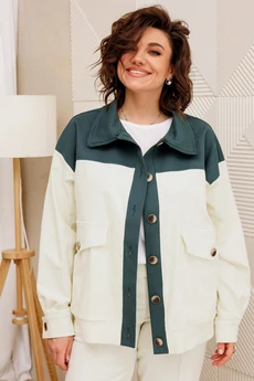 Бомбер 2018 молочный BegiModa