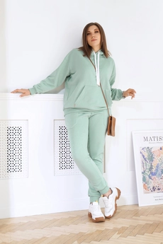 Спортивный костюм 3003 шалфей BegiModa