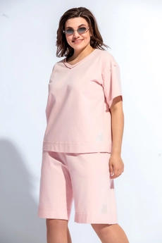Костюм с шортами 3010 розовый BegiModa