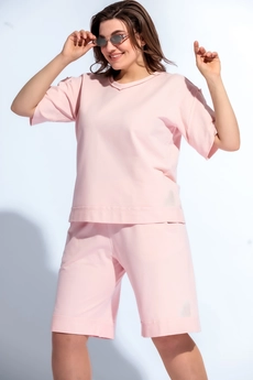 Костюм с шортами 3010 розовый BegiModa