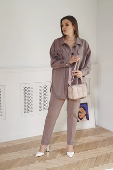 Рубашка 4006 коричневый BegiModa