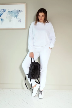Спортивный костюм 3015 белый BegiModa