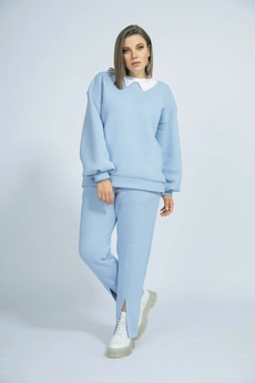 Спортивный костюм 3017 голубой BegiModa