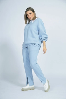 Спортивный костюм 3017 голубой BegiModa