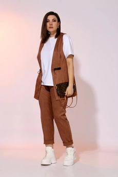 Жилет 7002 терракот BegiModa
