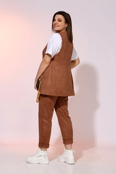 Костюм брючный 3020 терракот BegiModa