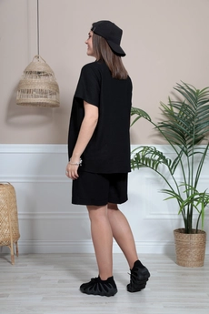 Костюм с шортами 3022 черный BegiModa