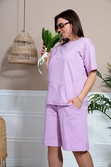 *Костюм с шортами 3027 лаванда BegiModa