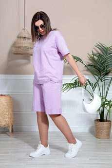 *Костюм с шортами 3027 лаванда BegiModa
