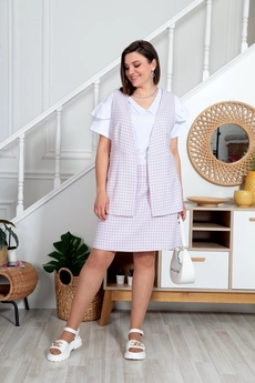 Юбка 5003 лиловый BegiModa