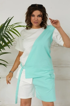 Костюм с шортами 3038 мята BegiModa