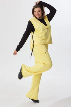 Костюм брючный 3040 лимон BegiModa