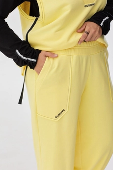 Костюм брючный 3040 лимон BegiModa