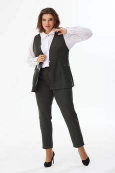 *Костюм брючный 3041 хаки BegiModa