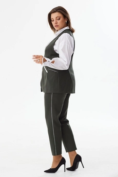 *Костюм брючный 3041 хаки BegiModa