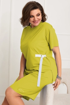 Костюм с шортами 3055 травяной BegiModa