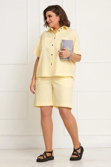 Костюм с шортами 3056 лимон BegiModa