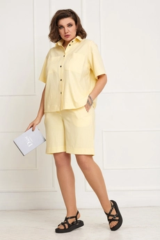 Костюм с шортами 3056 лимон BegiModa
