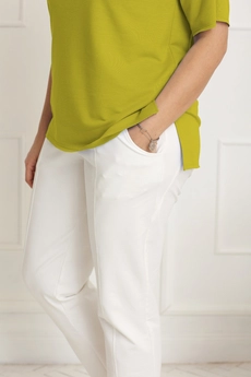 Костюм брючный 3057 травяной BegiModa