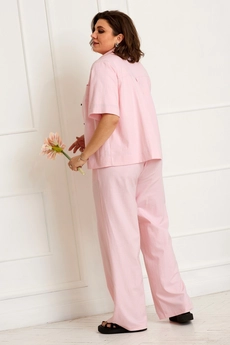 *Костюм брючный 3060 розовый BegiModa