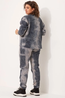 Костюм брючный 3080 синий дым BegiModa