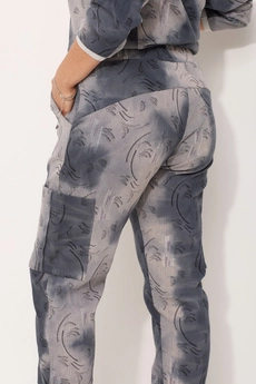 Костюм брючный 3080 синий дым BegiModa