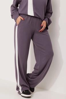 Костюм брючный 3082 баклажан BegiModa