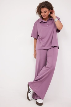 Костюм брючный 3094 виноградный BegiModa