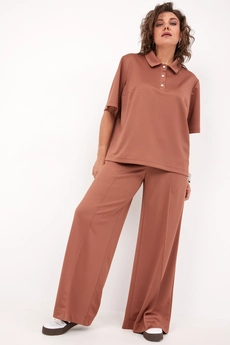 Костюм брючный 3094 терракот BegiModa