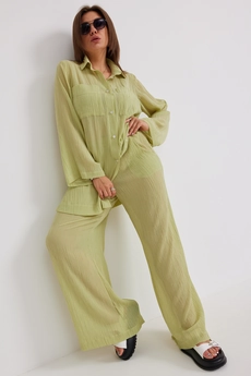 Костюм брючный 3095 олива BegiModa