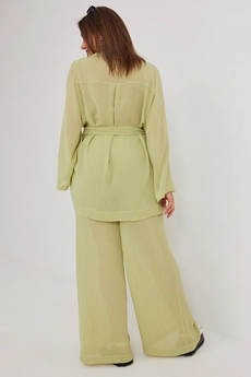 Костюм брючный 3095 олива BegiModa