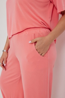 Костюм брючный 3096 коралл BegiModa