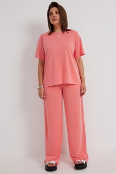 Костюм брючный 3096 коралл BegiModa