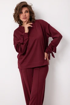 Костюм брючный 3098 вишня BegiModa