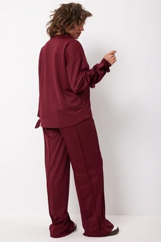 Костюм брючный 3098 вишня BegiModa