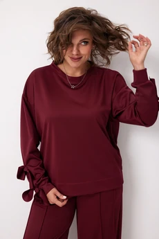 Костюм брючный 3098 вишня BegiModa